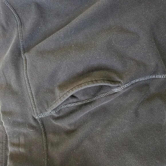 DANSKIN WOMEN'S ACTIVE WEAR, BLACK ANKLE LENGTH RUNNING-WORK OUT PANTS, SIZE L/G - Picture 3 of 4